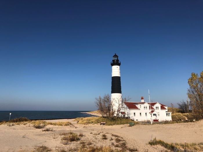 Lighthouse at Ludington State Park.