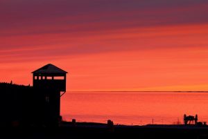Mackinac Island sunset